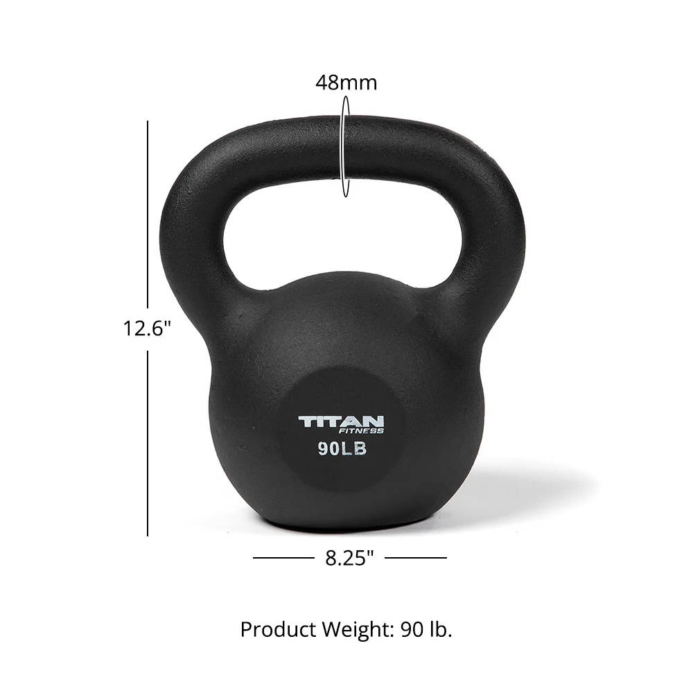 90 LB Cast Iron Kettlebell - Image 6