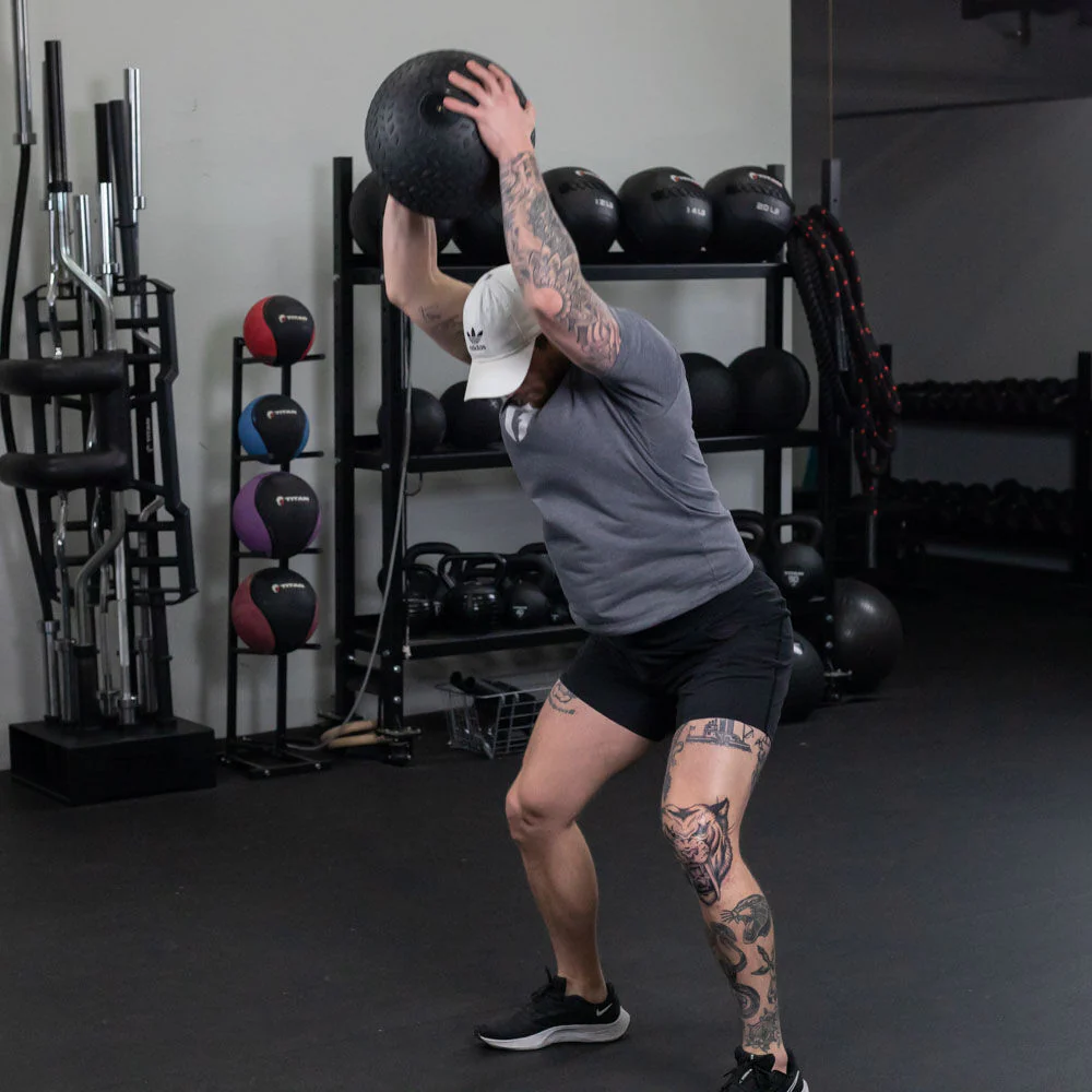 90 LB Rubber Tread Slam Ball - Image 6