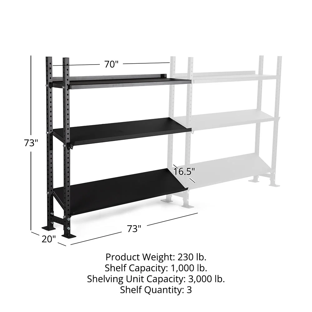 Elite Series Add-On Mass Storage System with Adjustable Shelves - Image 32