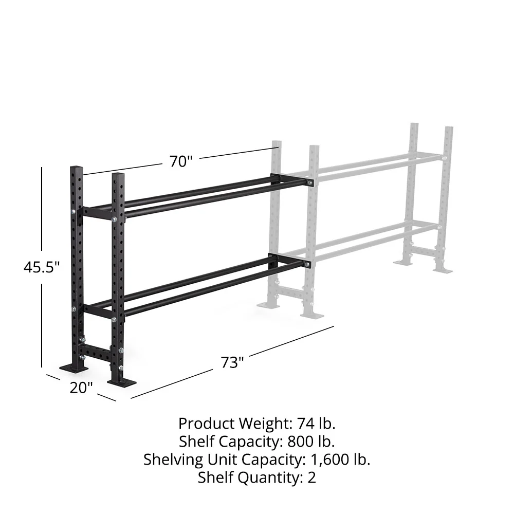 Elite Series Add-On Mass Storage System with Bumper & Medicine Ball Shelves - Image 16