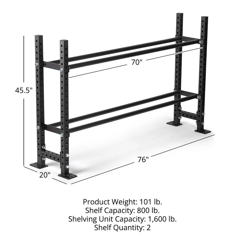 Elite Series Mass Storage System with Bumper Plate & Medicine Ball Shelves - Image 20