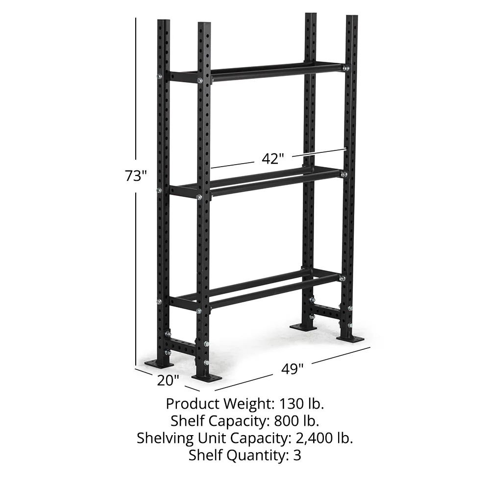 Elite Series Mass Storage System with Bumper Plate & Medicine Ball Shelves - Image 30