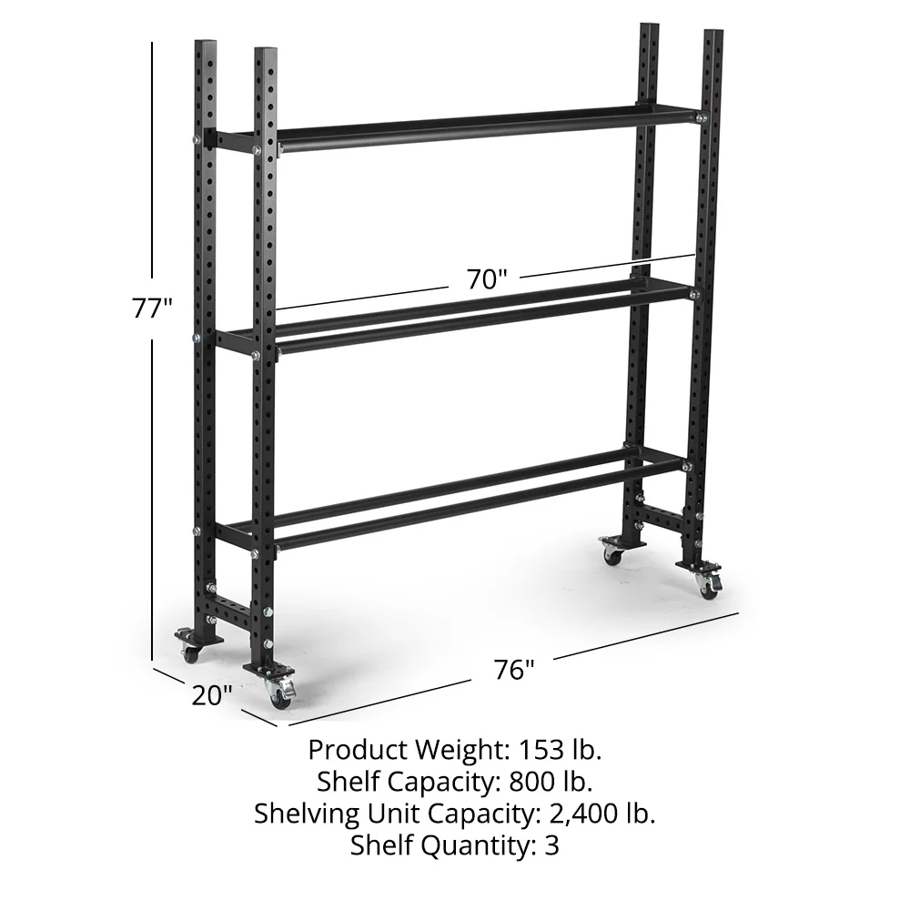 Elite Series Mass Storage System with Bumper Plate & Medicine Ball Shelves - Image 80