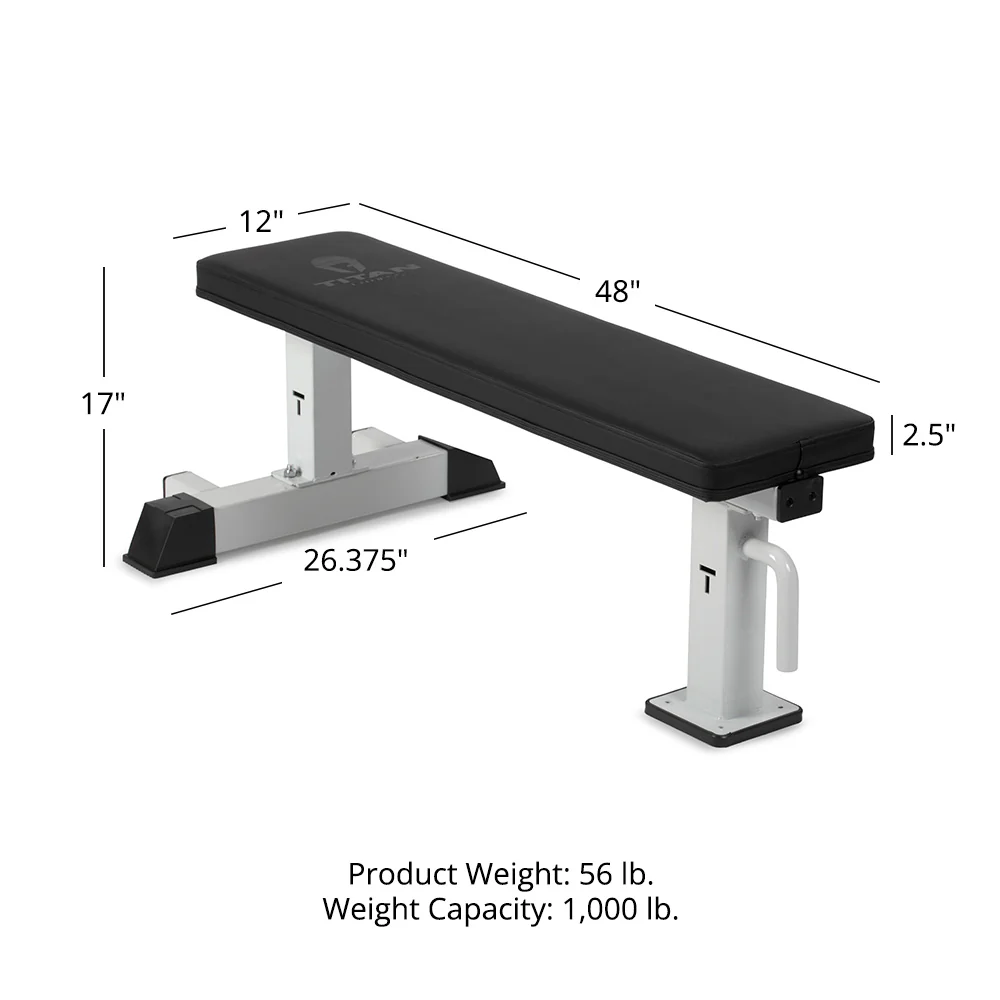 Elite Series Single Post Flat Bench - Image 48