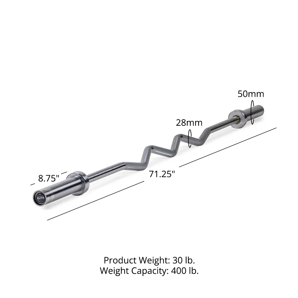 Elite Series Rackable EZ Curl Bar - Image 10