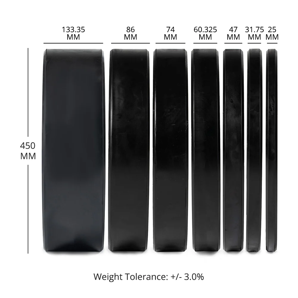LB Economy Black Bumper Plates - Image 8