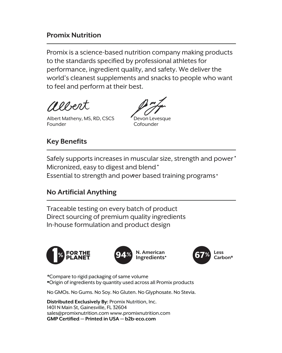 Promix Non-GMO Creatine - Image 9