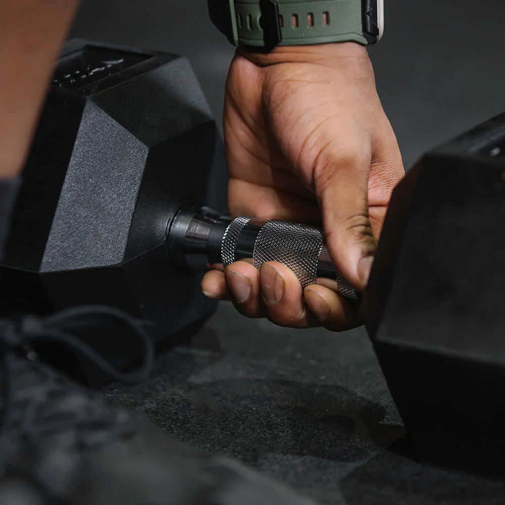 55 LB - 100 LB Pairs Rubber Hex Dumbbells - Image 5