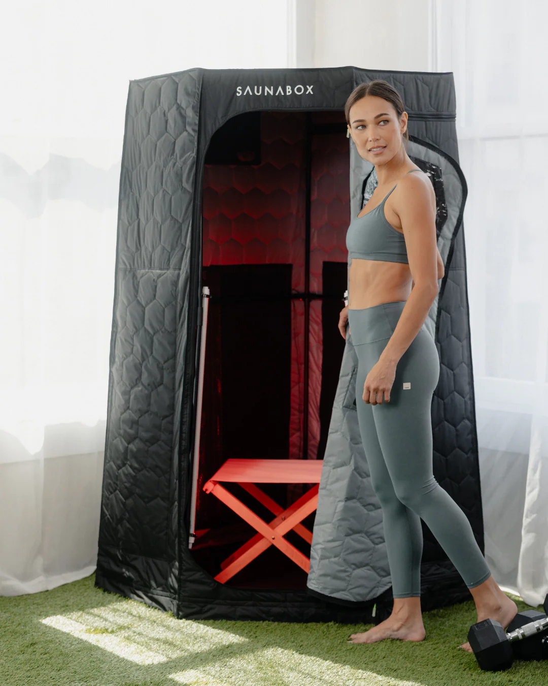 SaunaBox® Pulse PRO: Infrared Sauna with Red-light Therapy - Image 13