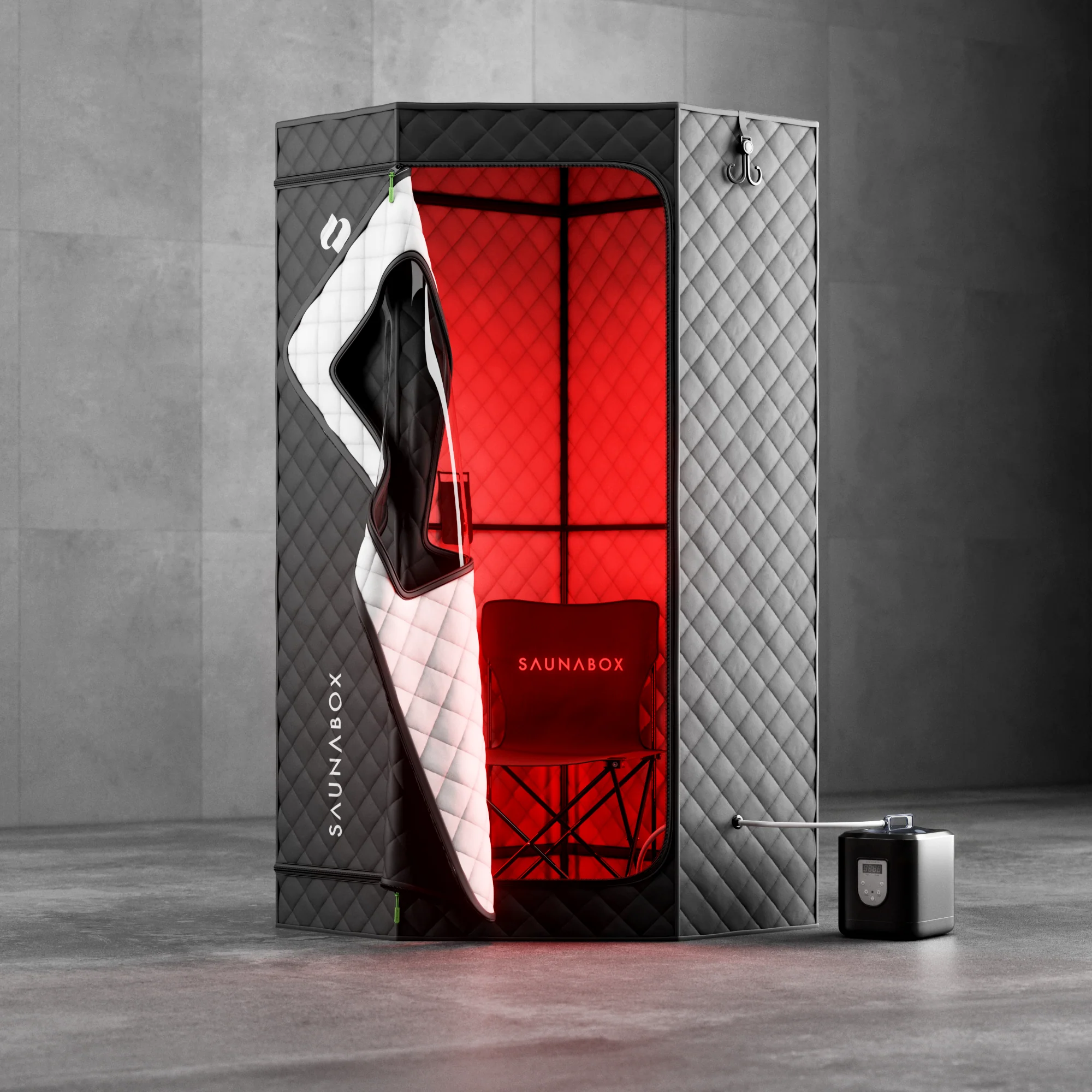 SaunaBox® SmartSteam Pro With Red-Light Therapy - Image 3