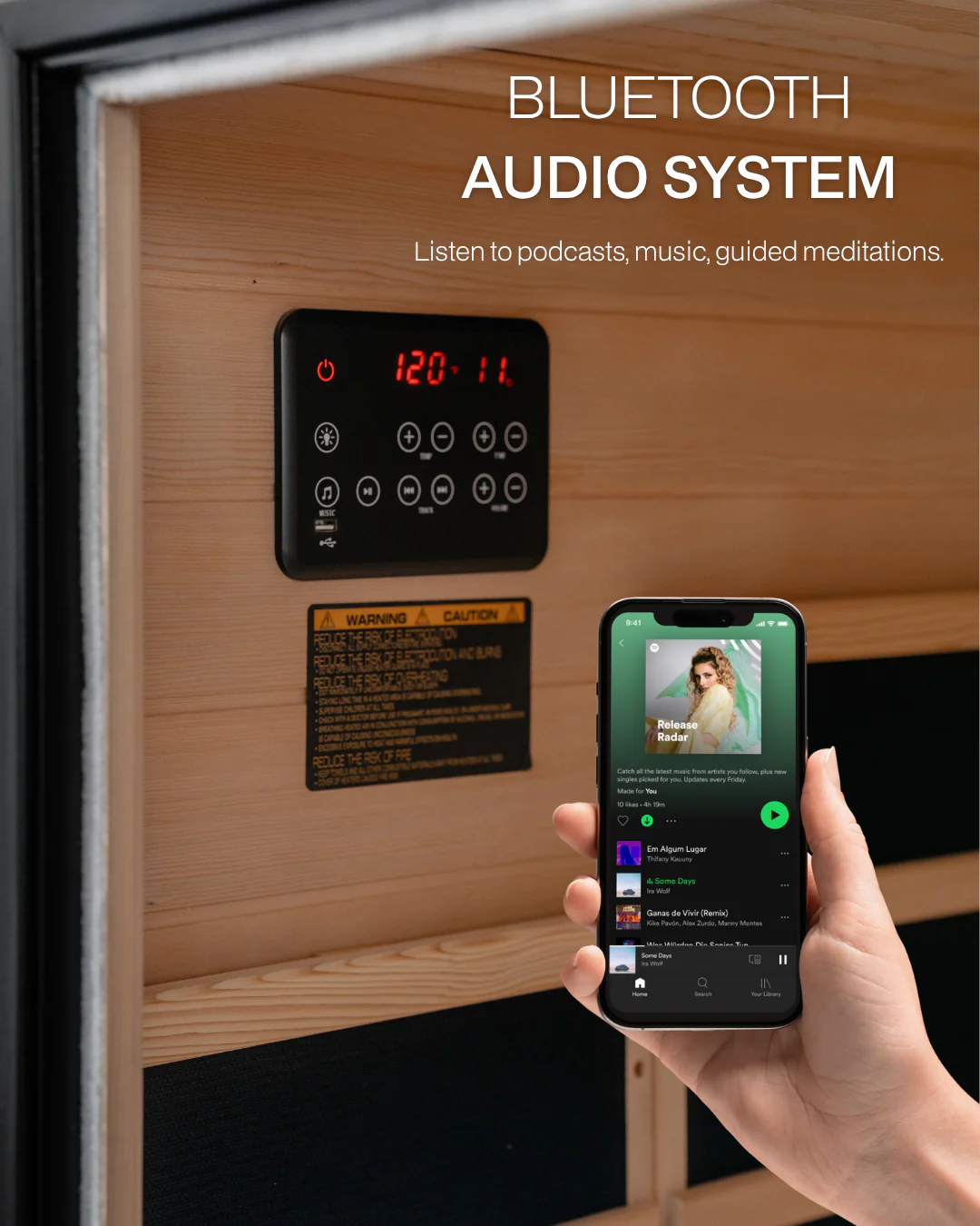 SaunaBox® Solara: Full Spectrum Infrared Sauna - Image 10
