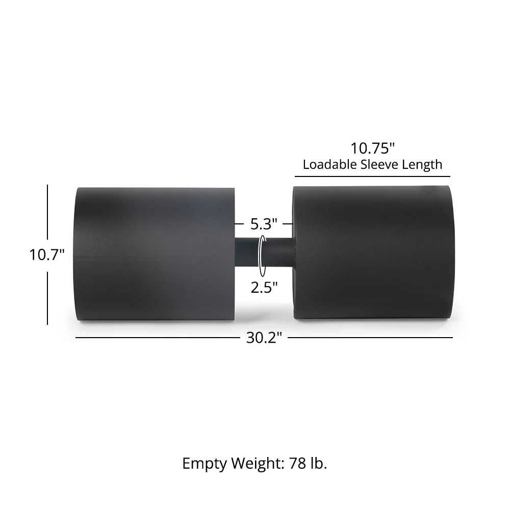 10" Circus Dumbbell, 2.5" Handle - Image 10