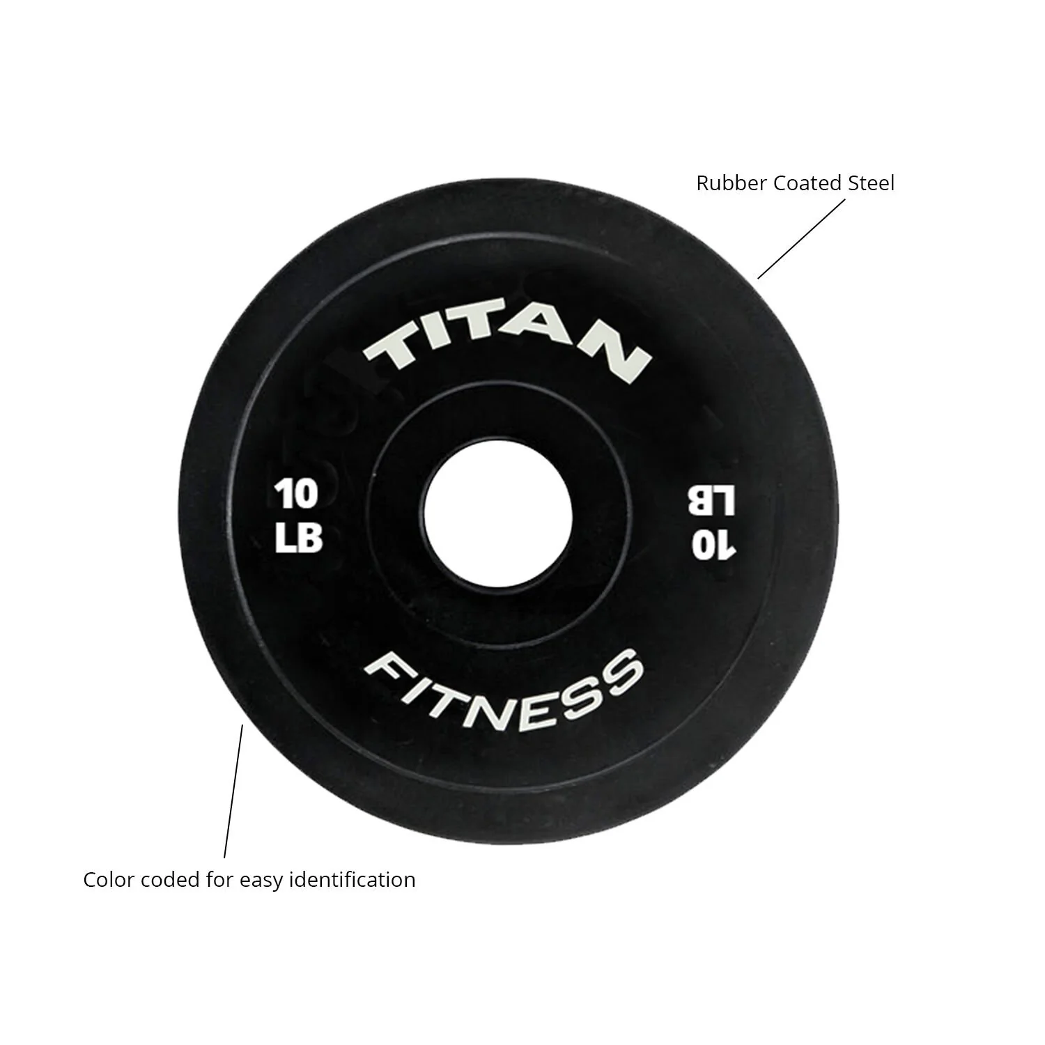 Scratch and Dent - 10 LB Pair Black Change Plates - FINAL SALE - Image 3