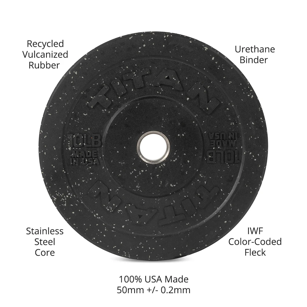 10 LB Pair Crumb Rubber Bumper Plates - Image 9