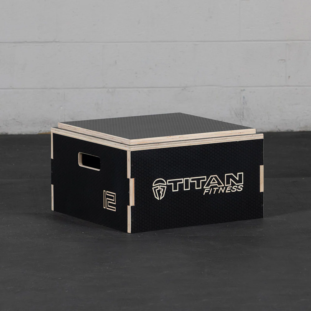 Scratch and Dent, 12" Stackable Wooden Plyo Box - Image 2