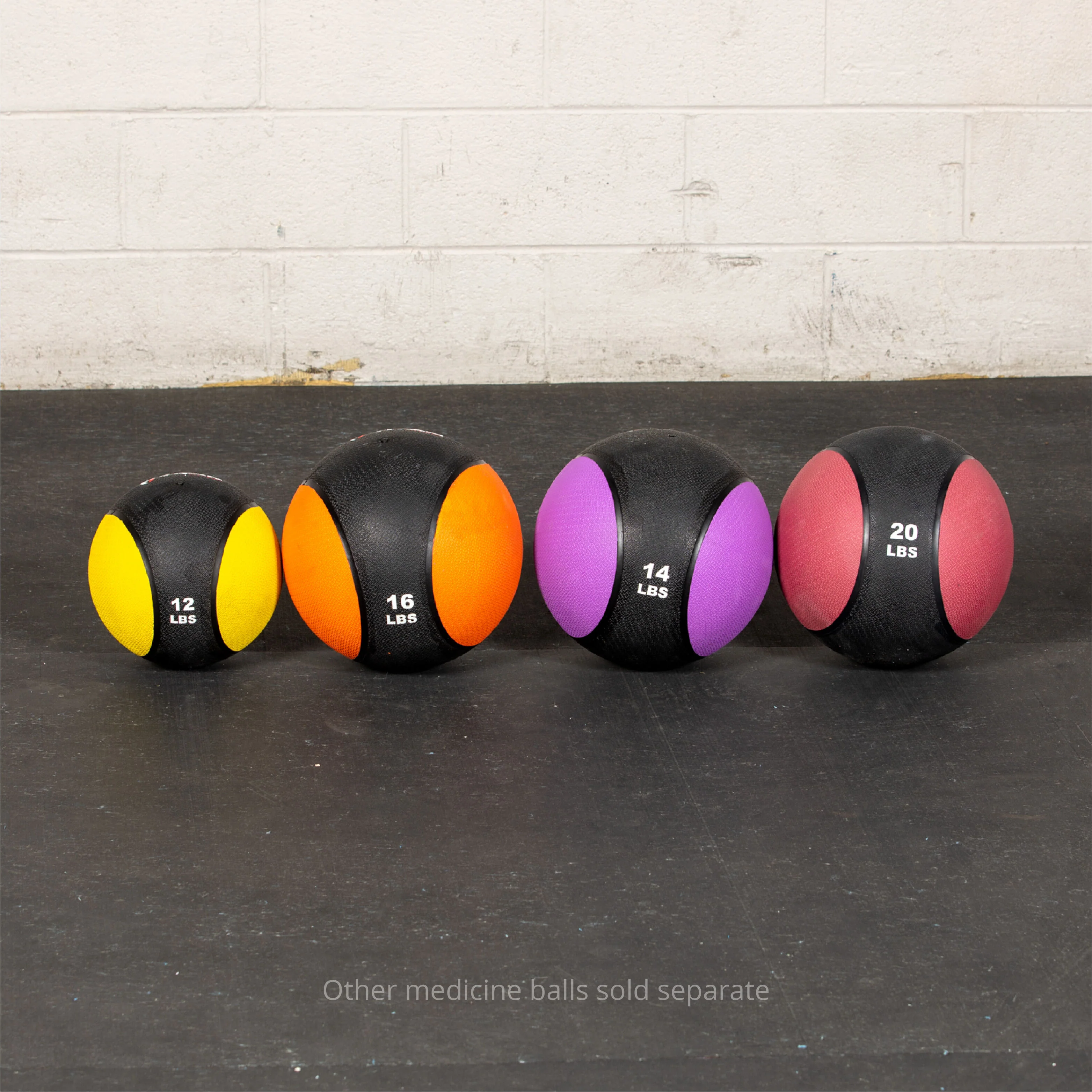 Scratch and Dent - 14 LB Rubber Medicine Ball - FINAL SALE - Image 6