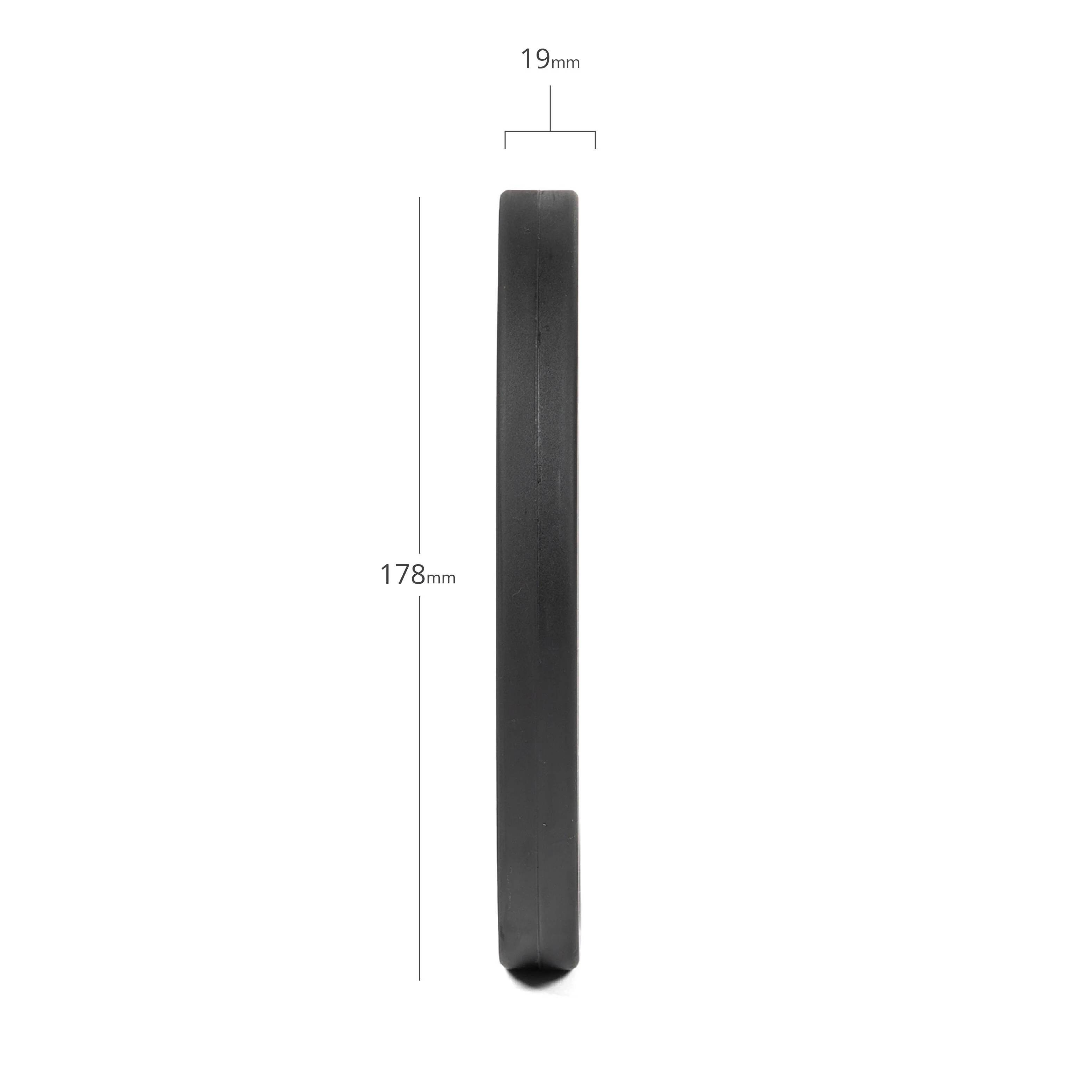 Scratch and Dent - 1.5 KG Pair Black Change Plates - FINAL SALE - Image 2