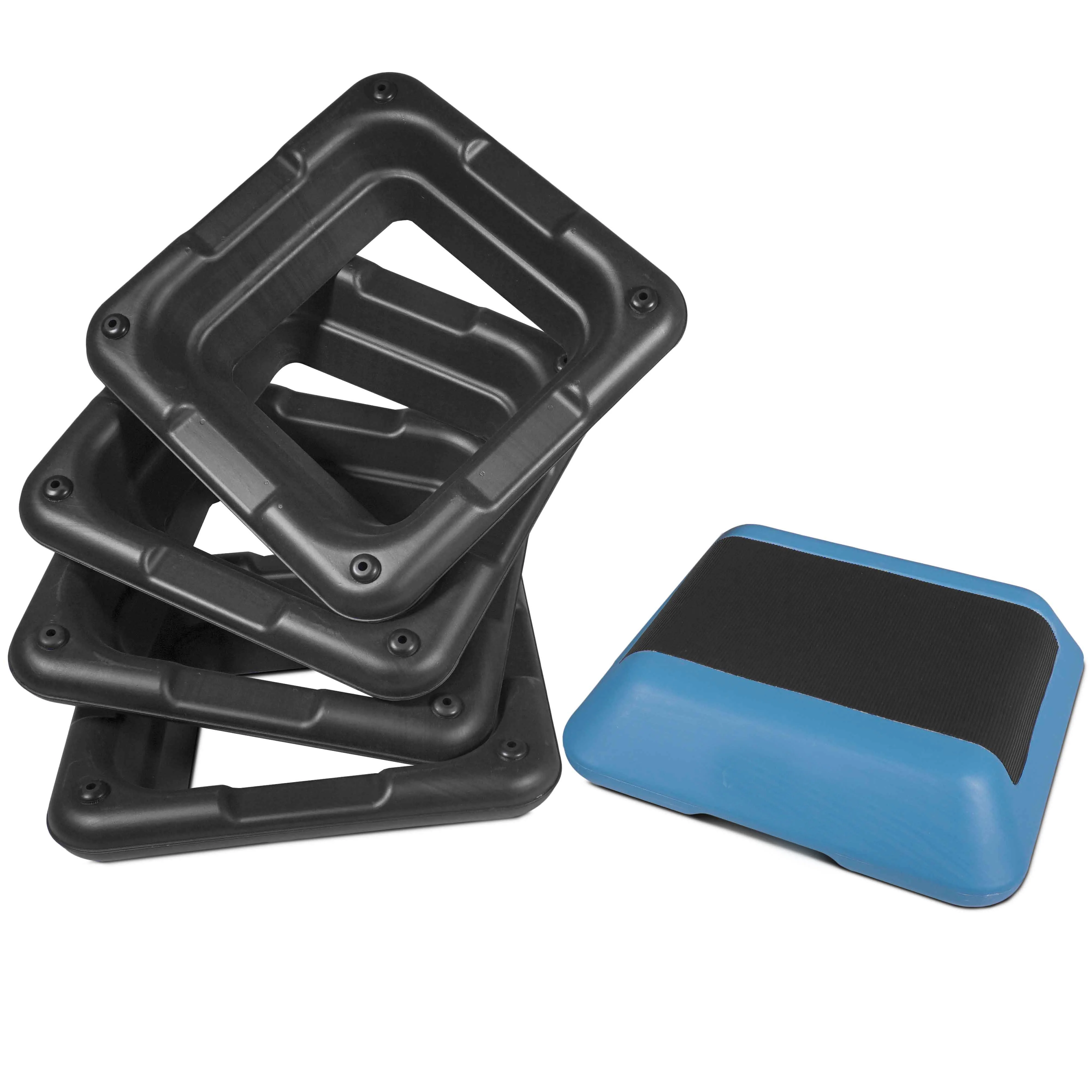 Scratch and Dent - 16"x16" Adjustable Aerobic Step w/ Risers - FINAL SALE