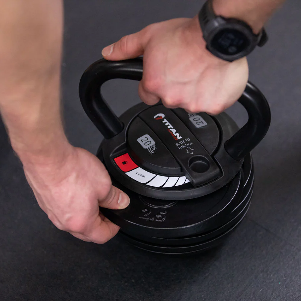 Scratch and Dent, 20 LB Adjustable Kettlebell - Image 4