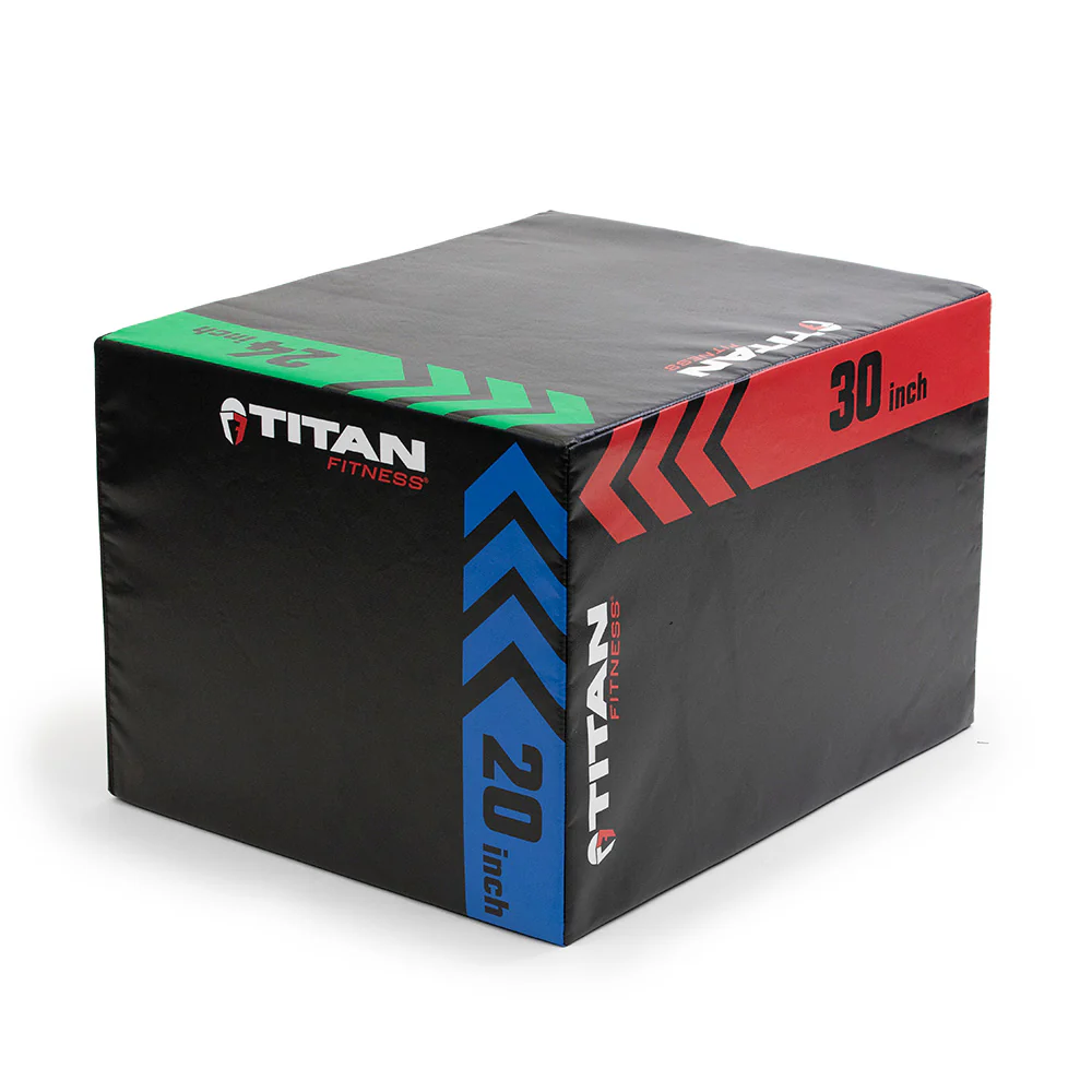 Scratch and Dent, 3-in-1 Heavy Foam Plyometric Box | 20" x 24" x 30"