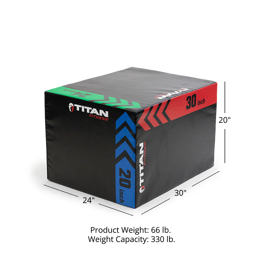 Scratch and Dent, 3-in-1 Heavy Foam Plyometric Box | 20" x 24" x 30" - Image 10
