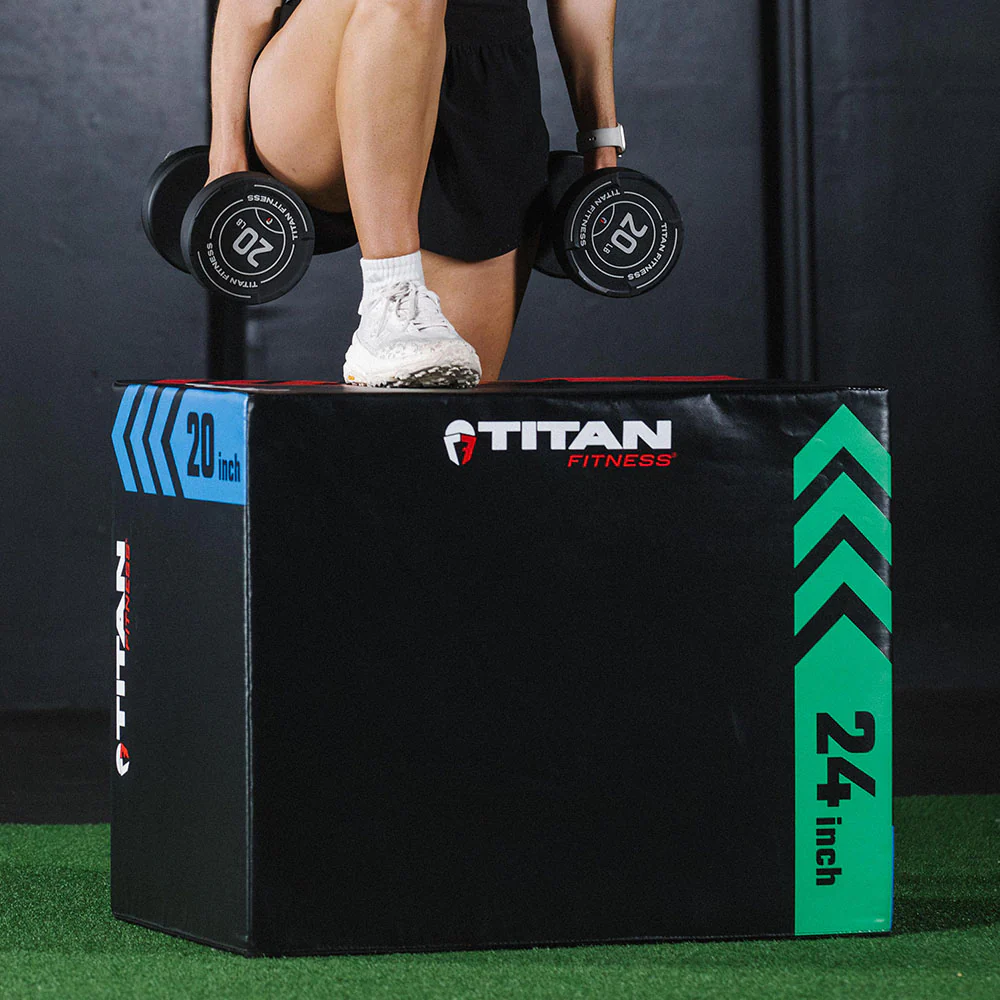Scratch and Dent, 3-in-1 Heavy Foam Plyometric Box | 20" x 24" x 30" - Image 3