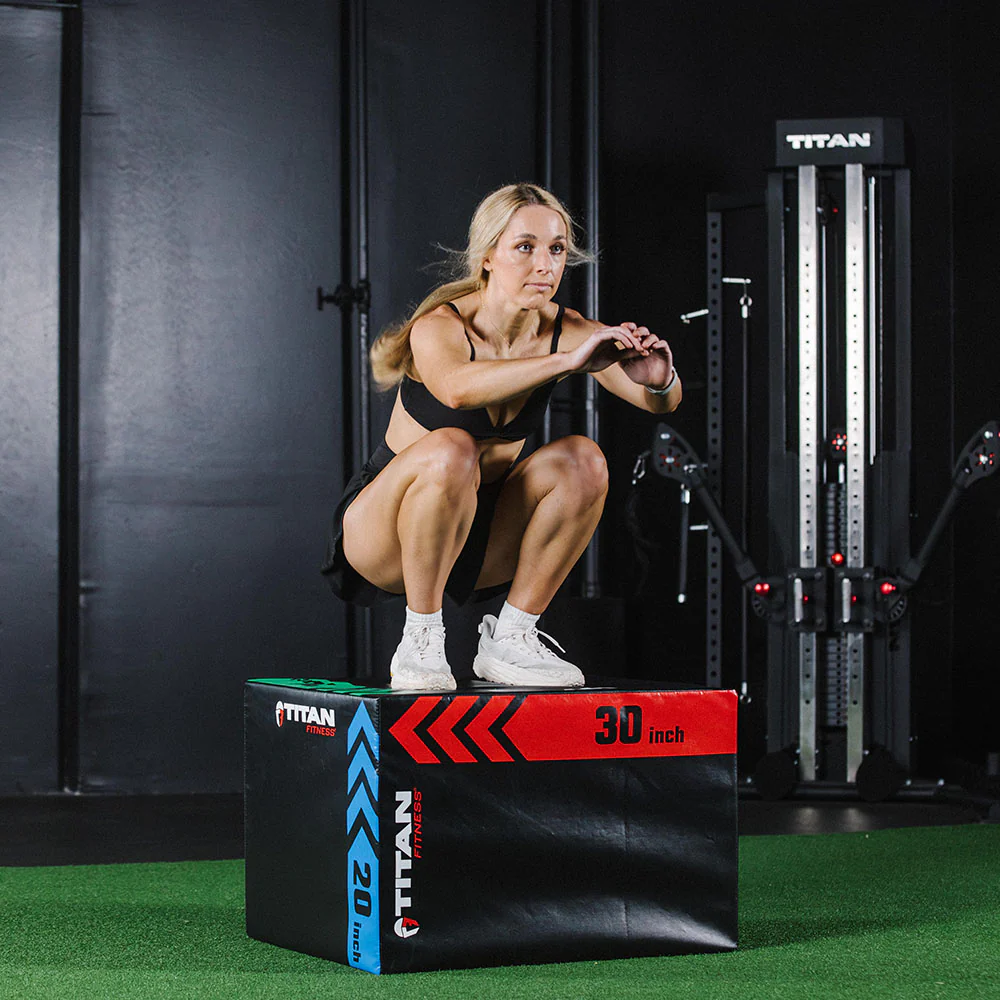 Scratch and Dent, 3-in-1 Heavy Foam Plyometric Box | 20" x 24" x 30" - Image 7