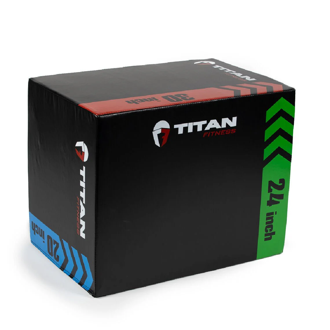 Scratch and Dent - 3-In-1 Heavy Foam Plyometric Box – 20-in x 24-in x 30-in - FINAL SALE