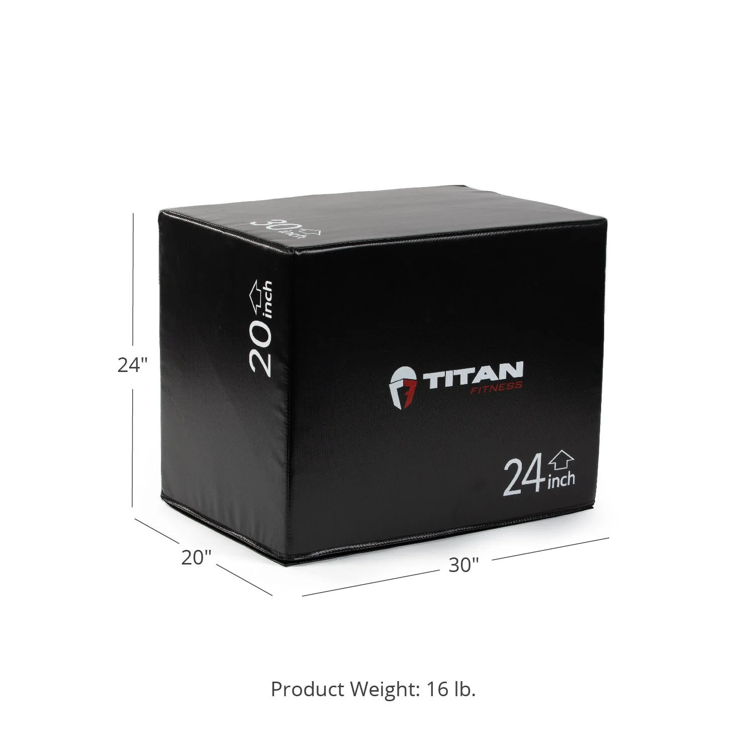 Scratch and Dent - 3-In-1 Soft Foam Plyometric Box – 20-in x 24-in x 30-in - FINAL SALE - Image 2