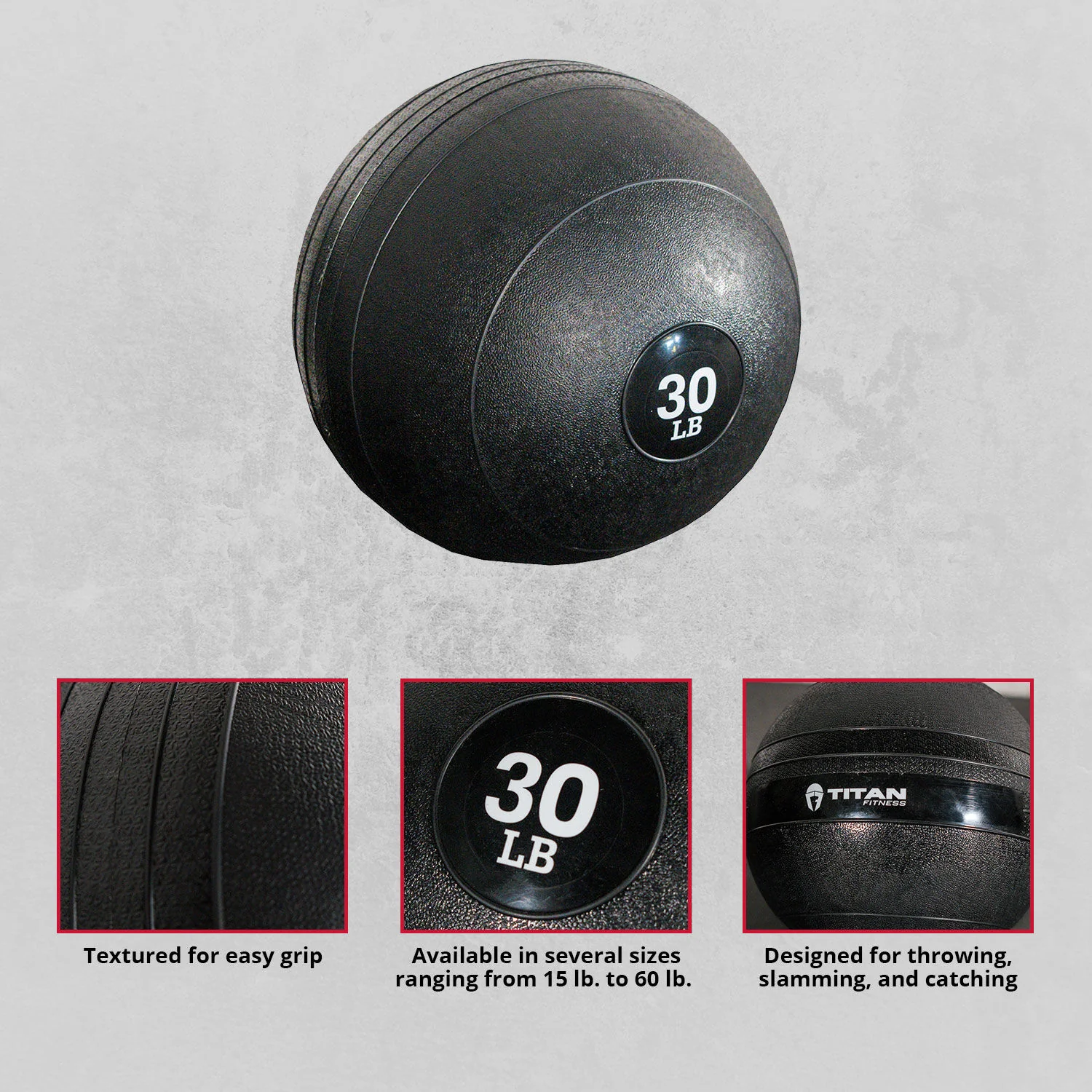 Scratch and Dent - 30 lb. Slam Ball Rubber - FINAL SALE - Image 5