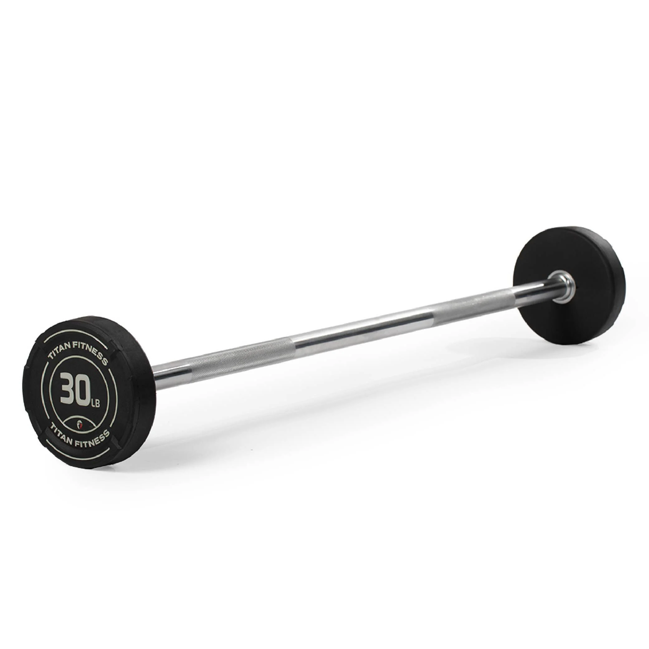 30 LB Straight Fixed Urethane Barbell