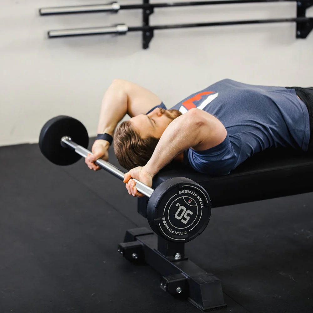 30 LB Straight Fixed Urethane Barbell - Image 2