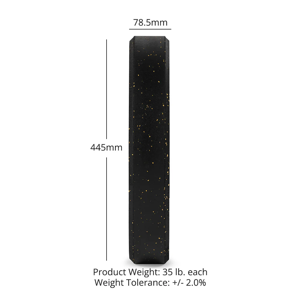 35 LB Single Crumb Rubber Bumper Plate - Image 10