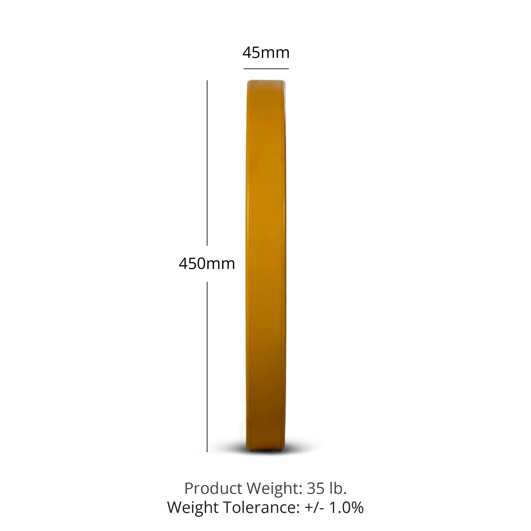 Scratch and Dent, 35 LB Single Elite Color Competition Plate - Image 5