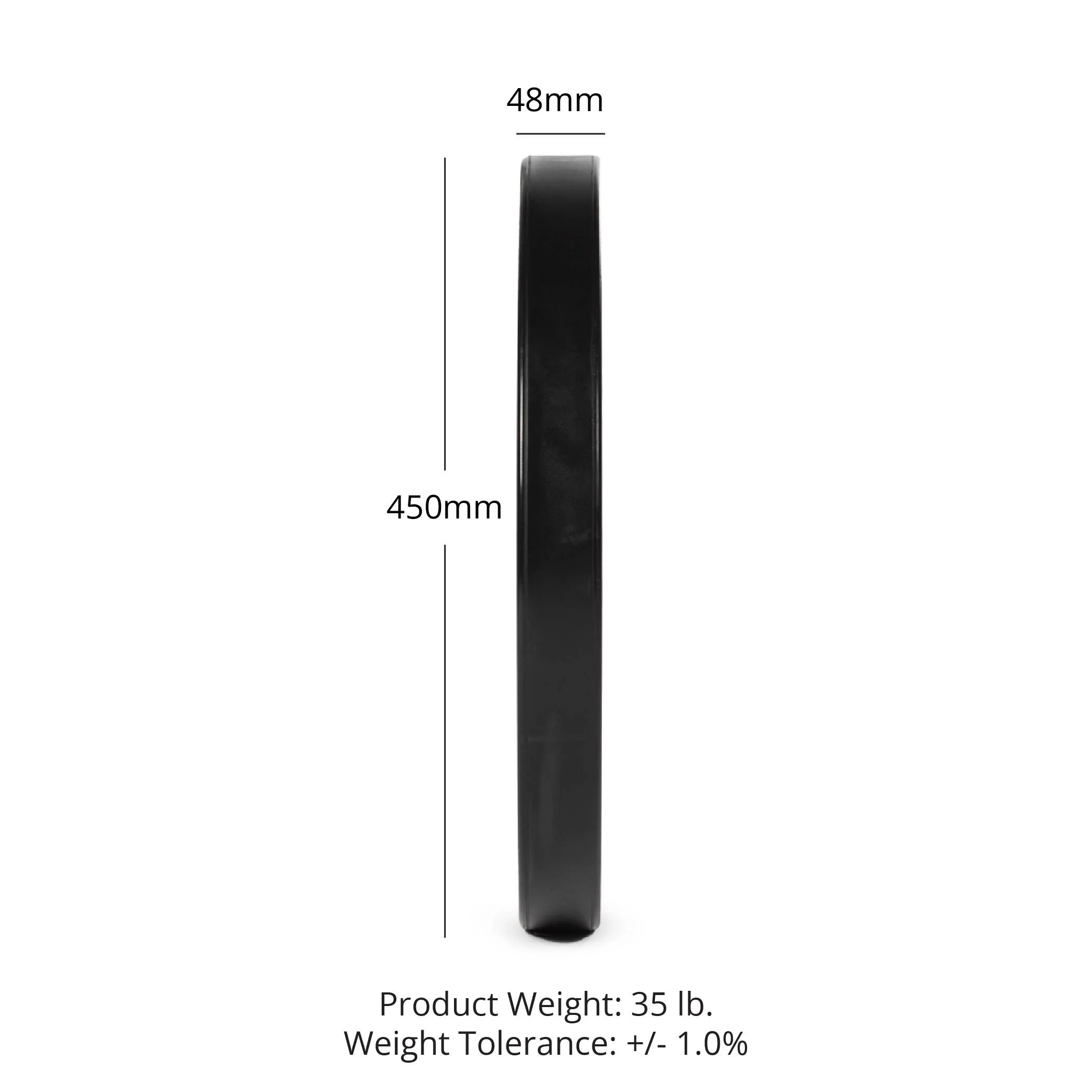 Scratch and Dent, 35 LB Single Elite Competition Plate - Image 8