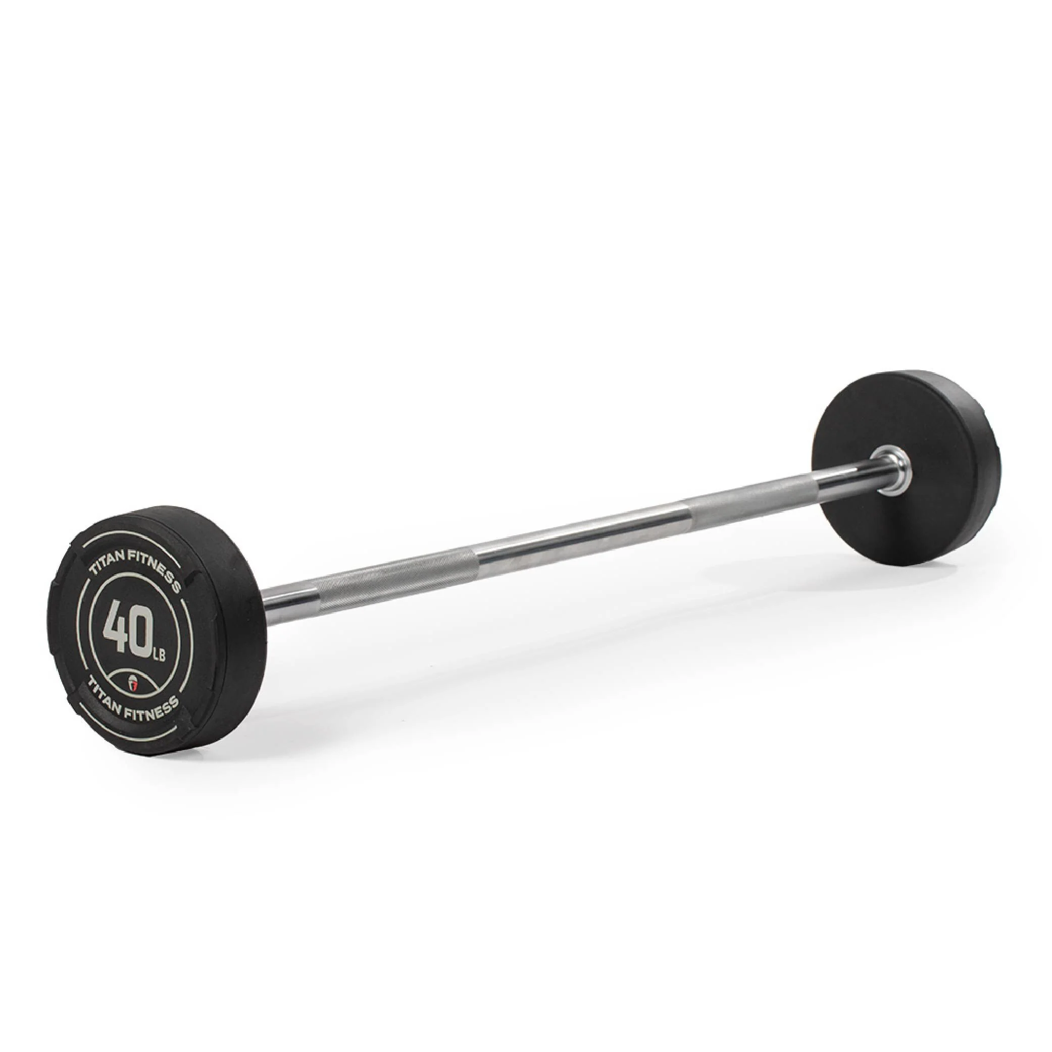 40 LB Straight Fixed Urethane Barbell