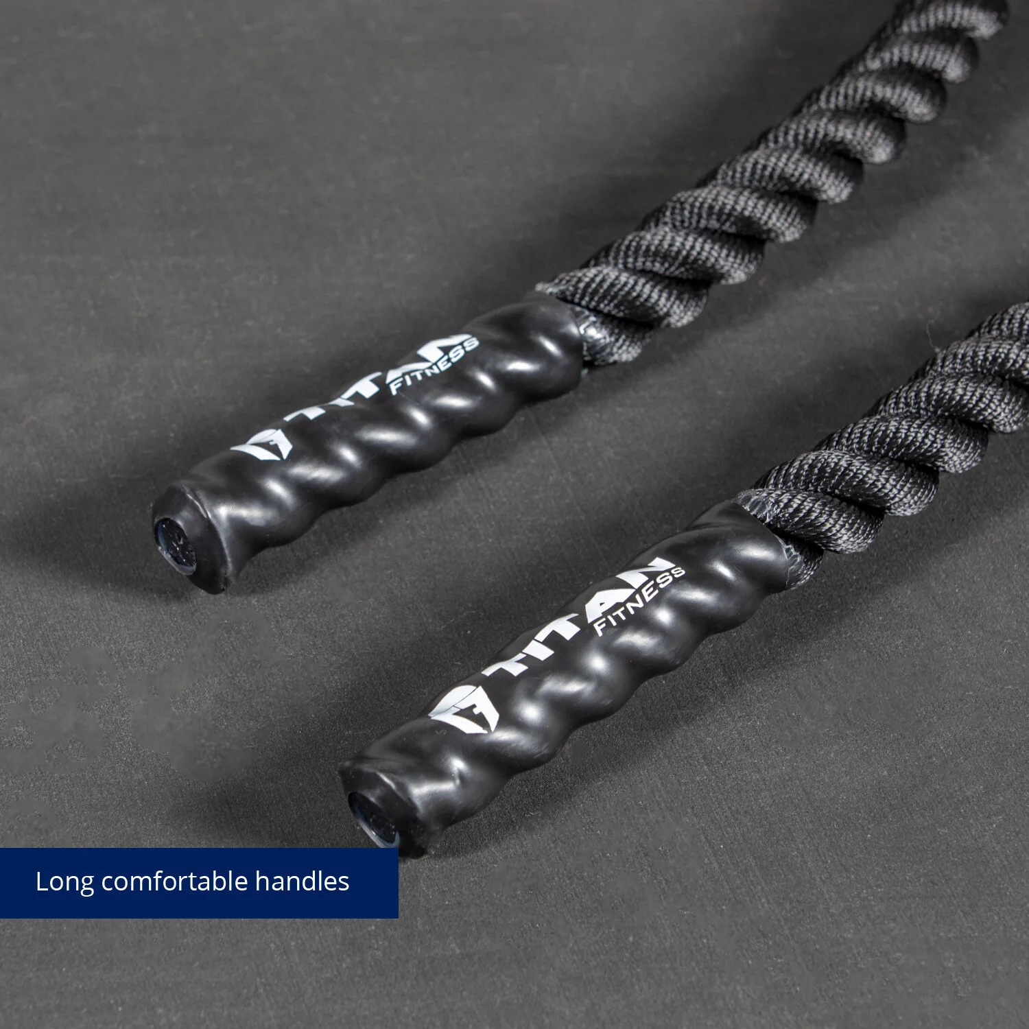 Scratch and Dent - 40' x 1.5" Battle Rope Black Poly Dacron - FINAL SALE - Image 5