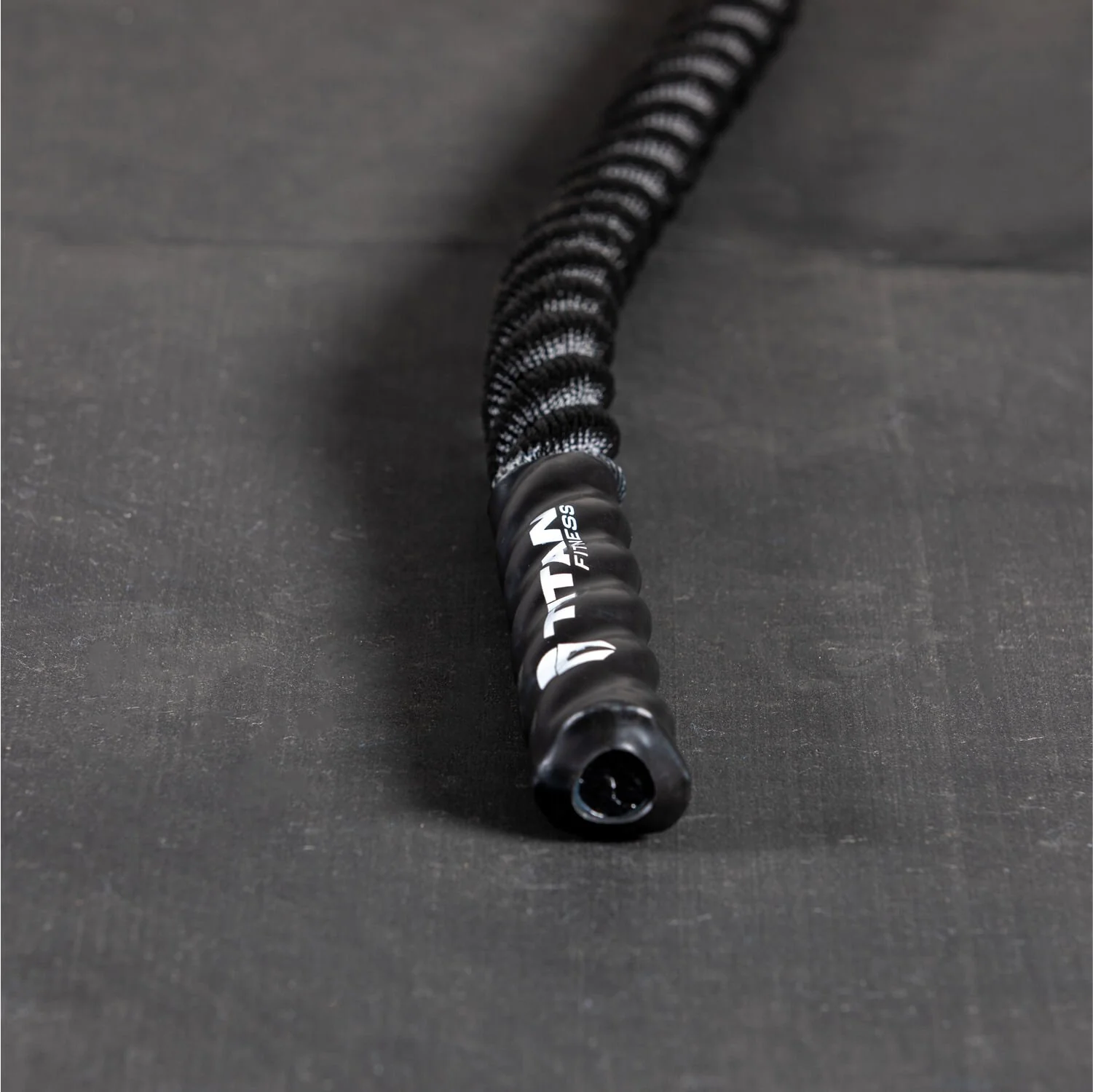 Scratch and Dent - 40' x 1.5" Battle Rope Black Poly Dacron - FINAL SALE - Image 6