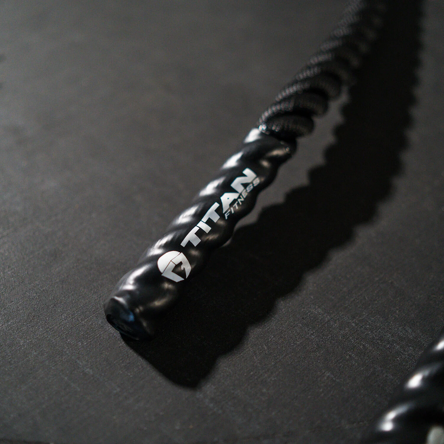 Scratch and Dent - 40' x 2" Battle Rope Black Poly Dacron - FINAL SALE - Image 4