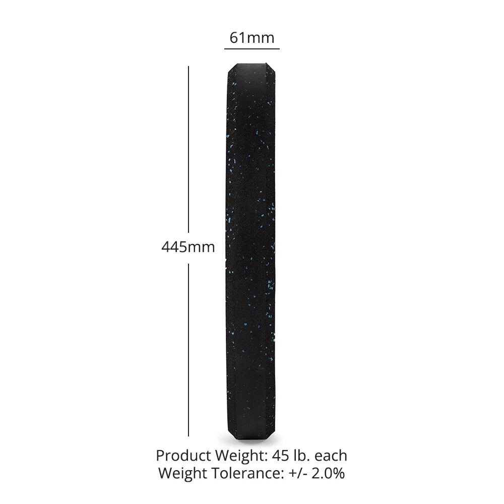 45 LB Single Crumb Rubber Bumper Plate - Image 10