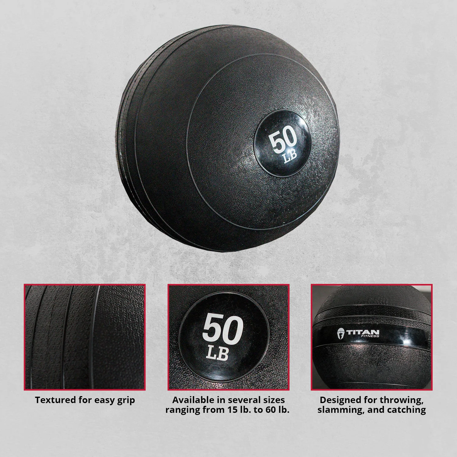 Scratch and Dent - 50 lb. Slam Ball Rubber - FINAL SALE - Image 2
