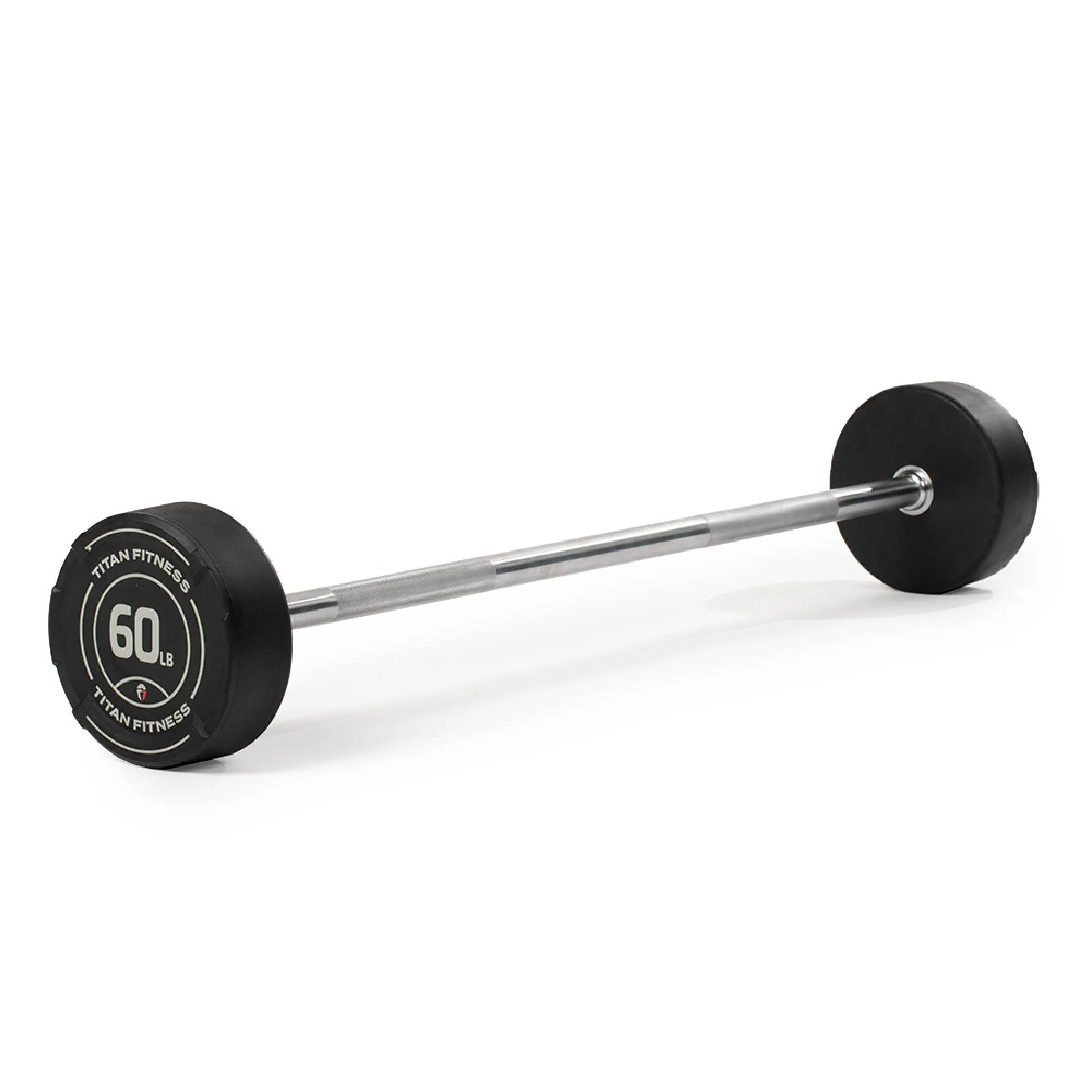 60 LB Straight Fixed Urethane Barbell