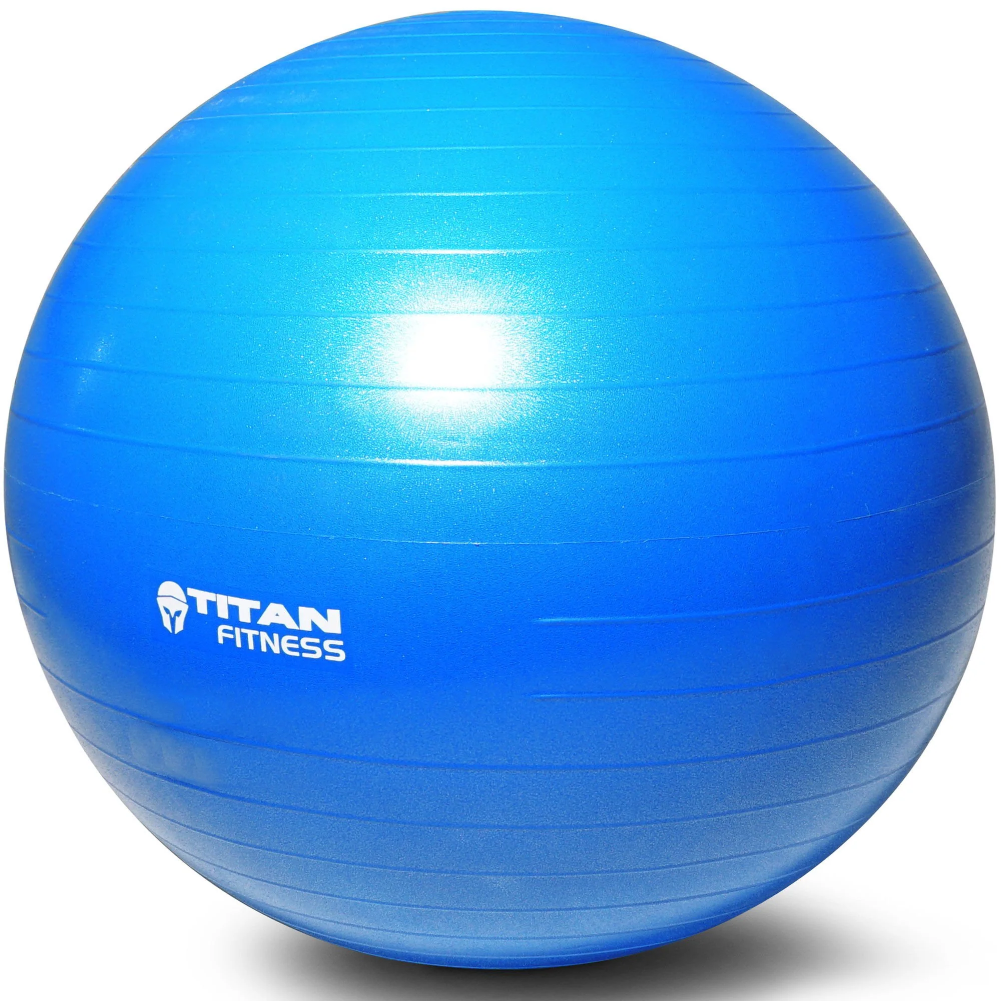 Scratch and Dent, 65cm Anti Burst Yoga Stability Exercise Ball w/ Pump Blue - Image 10