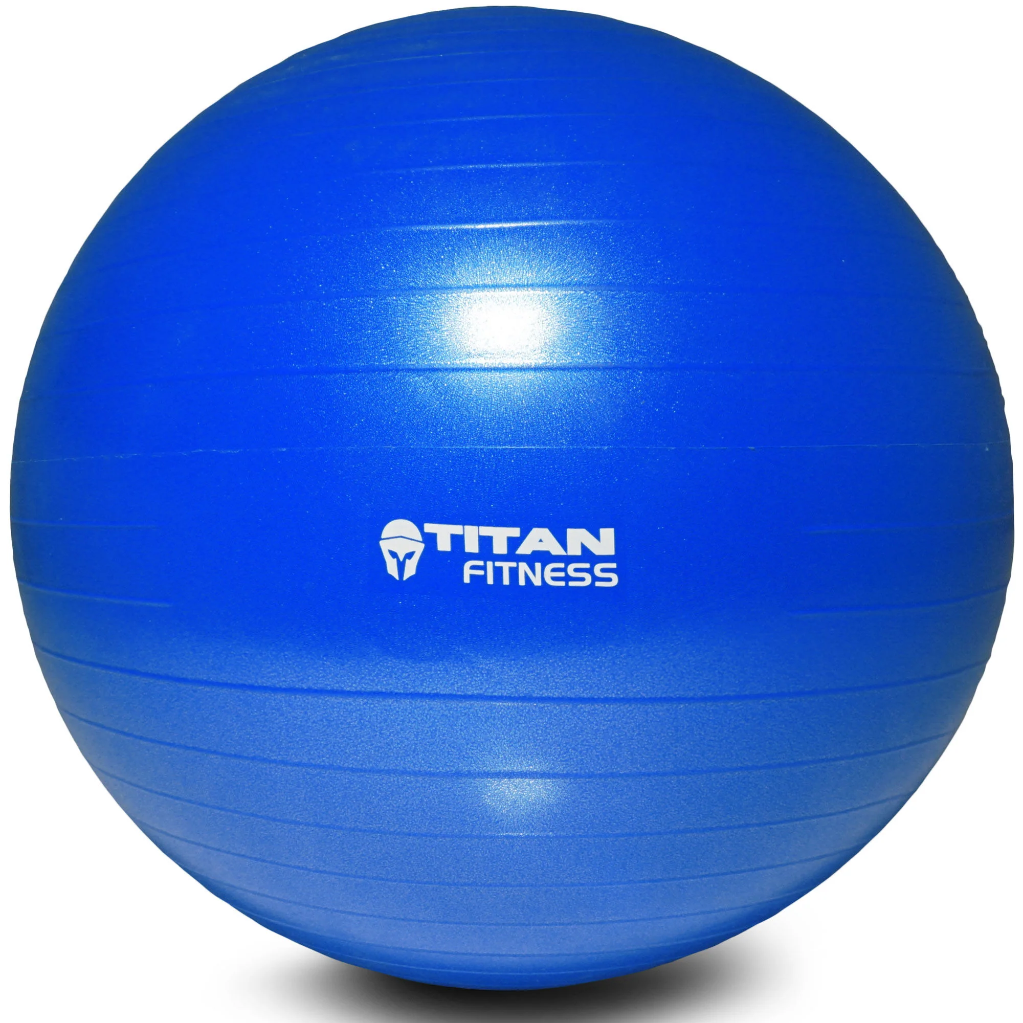Scratch and Dent, 65cm Anti Burst Yoga Stability Exercise Ball w/ Pump Blue - Image 5