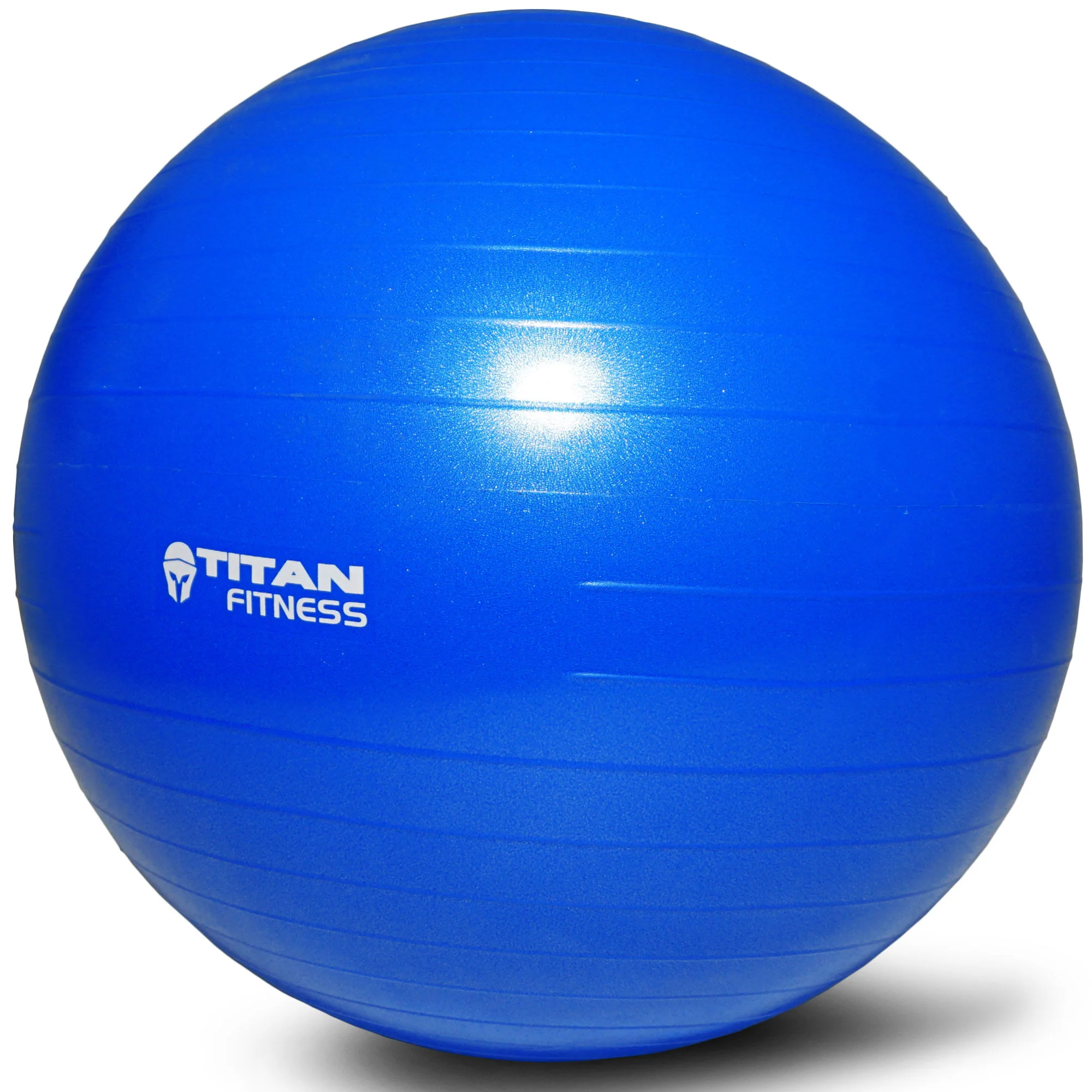 Scratch and Dent, 65cm Anti Burst Yoga Stability Exercise Ball w/ Pump Blue - Image 9