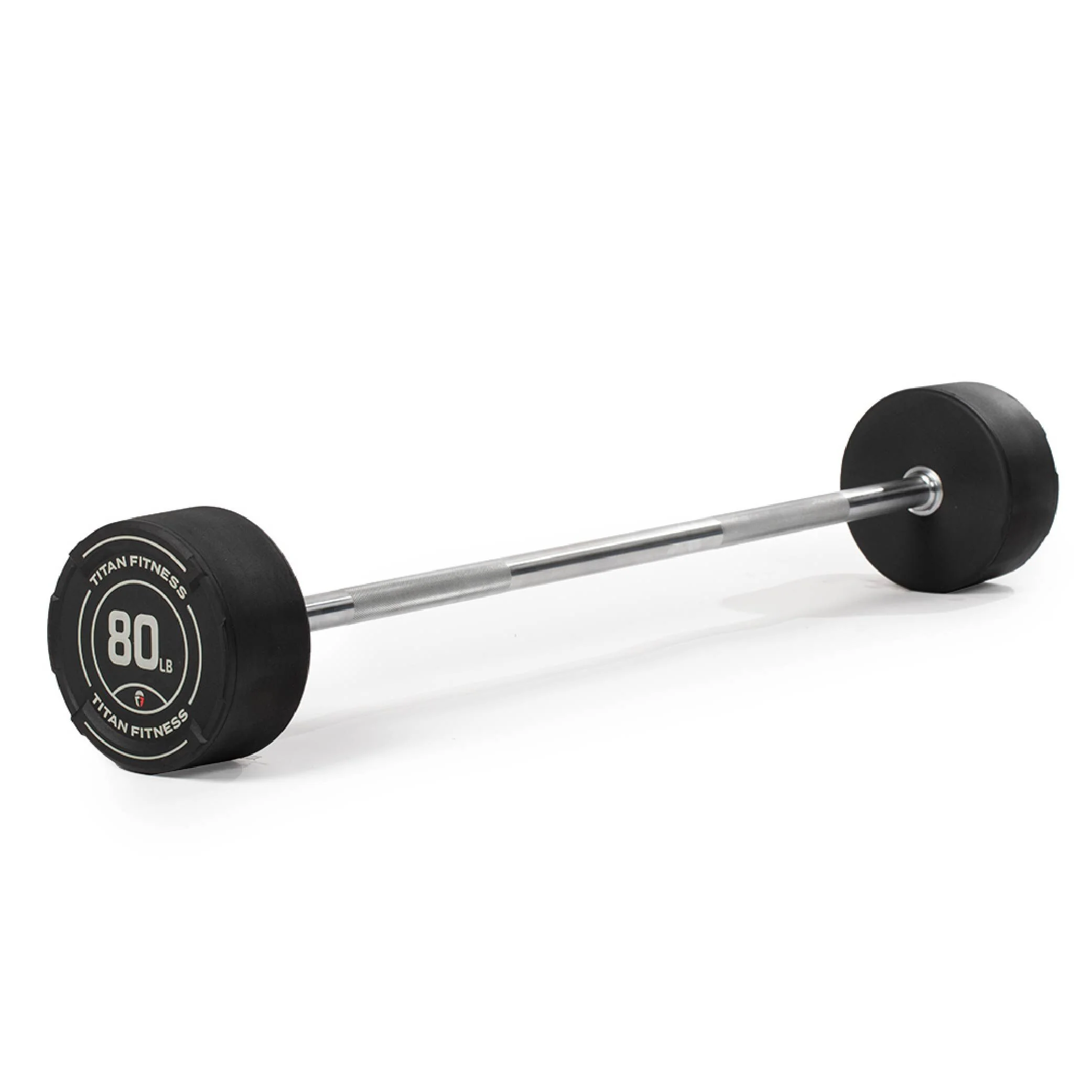 80 LB Straight Fixed Urethane Barbell