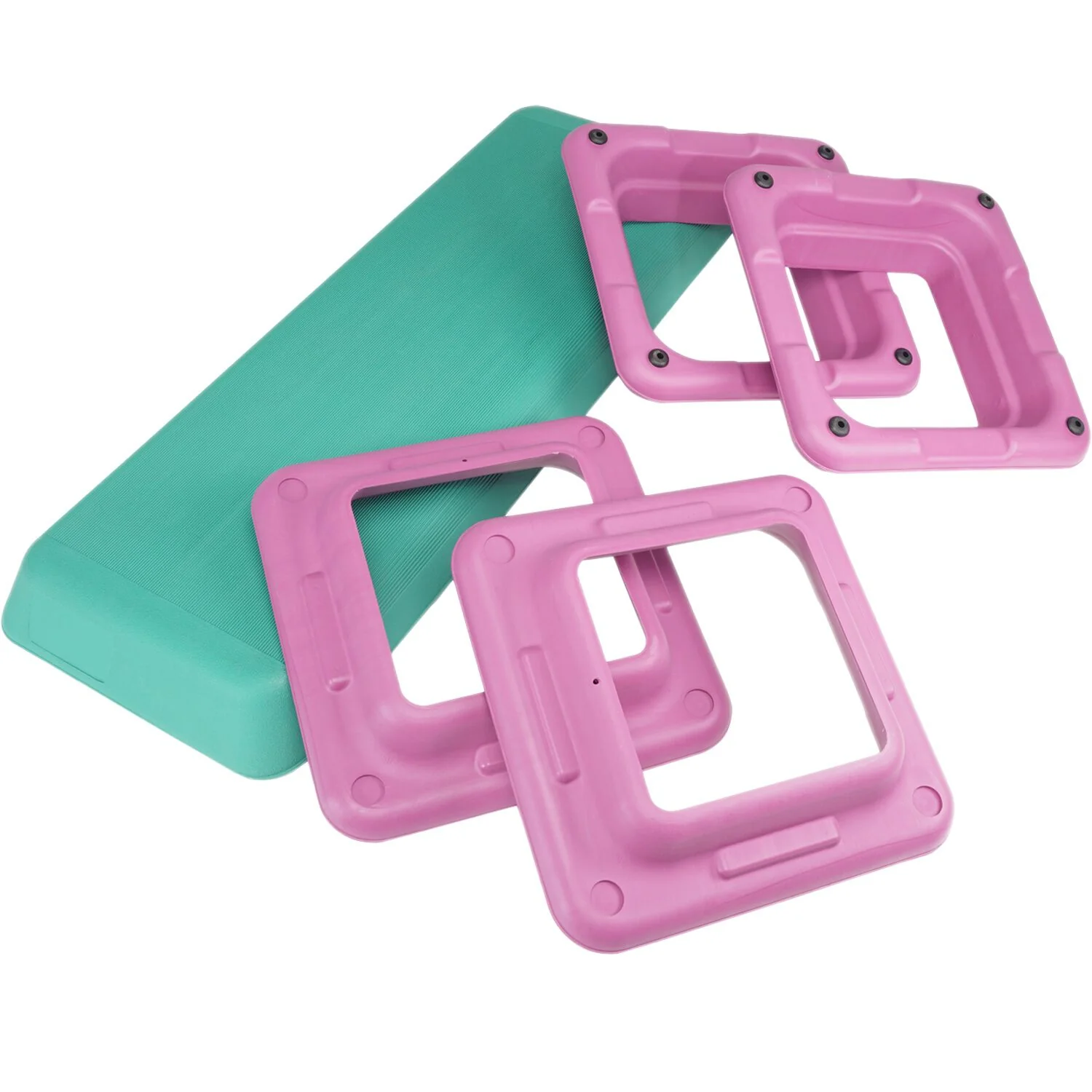 Scratch and Dent, Adjustable Aerobic Step 44-in. x 16-in. w Risers - Image 4