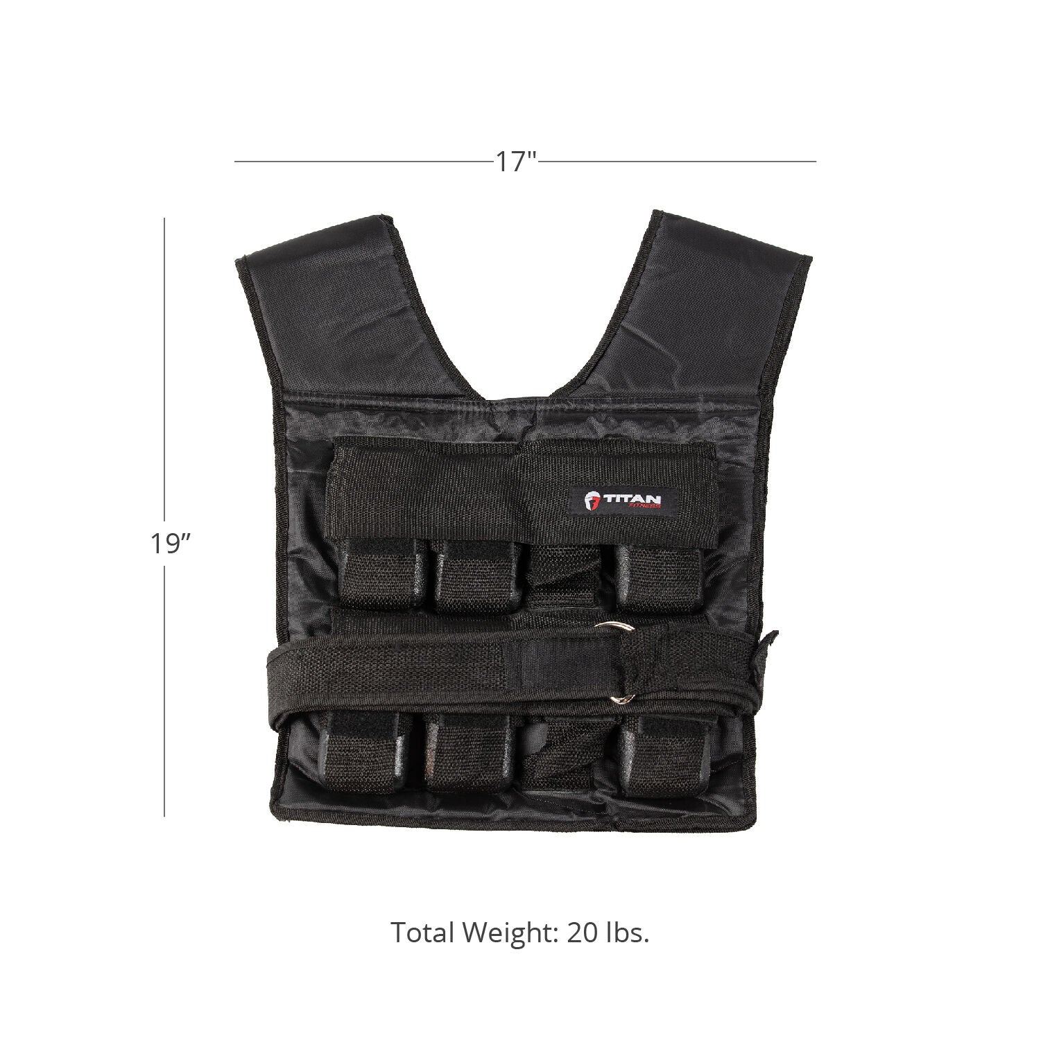 Scratch and Dent - Adjustable Weighted Vest 20 LB - FINAL SALE - Image 10