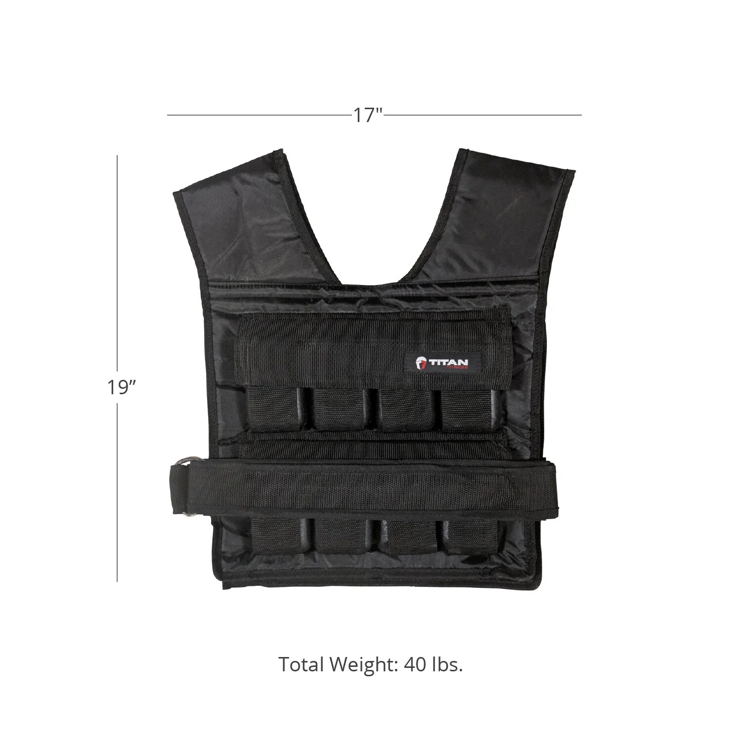 Scratch and Dent - Adjustable Weighted Vest 40 LB - FINAL SALE - Image 3