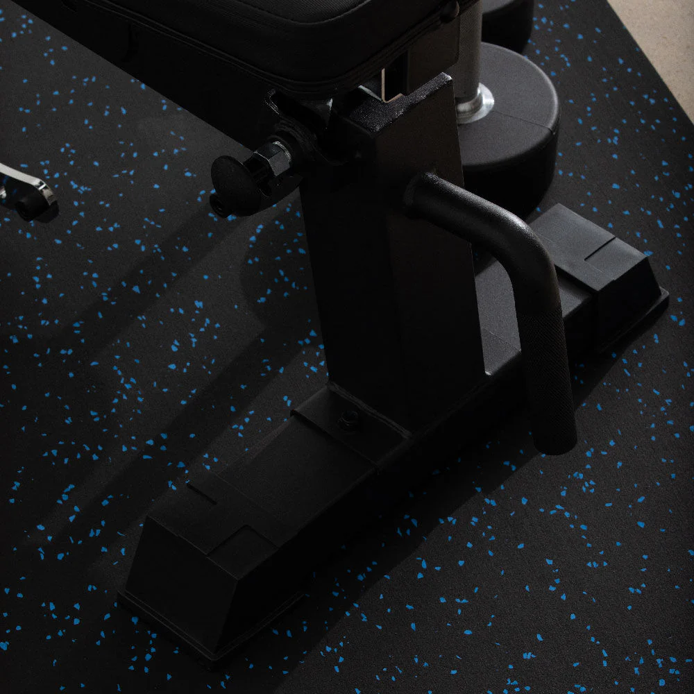 Blue Crumb Rubber Gym Flooring Roll - Image 4
